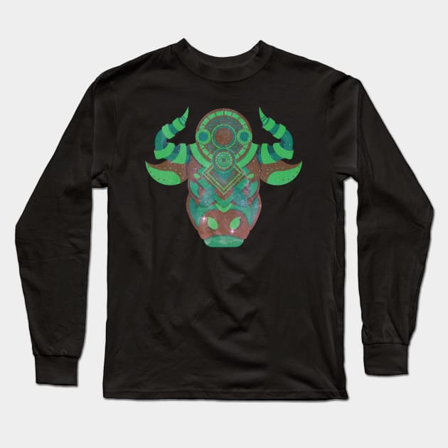 Taurus Horoscope Zodiac Signs Long Sleeve T-Shirt by Gemini DayDreamer